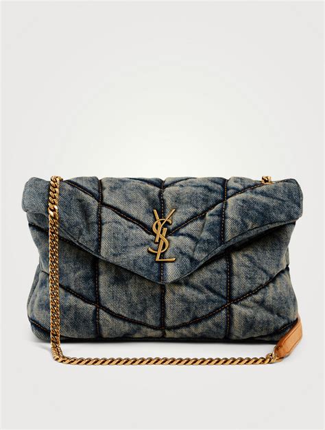 ysl monogram blue